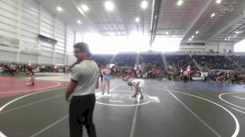 130 lbs Quarterfinal - Pearl Kneup, Mustang WC vs Aliyah Krause, YV Wrestling