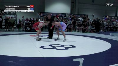 86 kg Champ. Rd Of 32 - Lucas Ricketts, Maurer Coughlin Wrestling Club vs Luke Sarich, Valley Wrestling Club