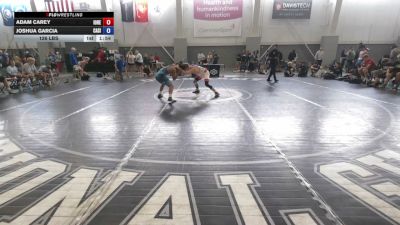 126 lbs Adam Carey, Iowa Red vs Joshua Garcia, California Silver