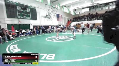 165 lbs Semifinal - Slava Shabazyan, Birmingham vs Seth Parry, Newport Harbor