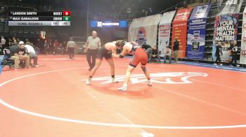 190 Class 2 lbs Cons. Round 2 - Max Gabaldon, Southern Boone vs Landon Smith, Moberly