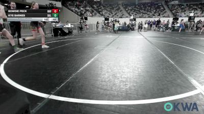 117 lbs 5th Place - Rowdie Peck, Hinton Takedown Club vs Kye Barnes, Sallisaw Takedown Club
