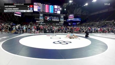 135 lbs 5th Place Match - Kate Doughty, CO vs Claudia Heeney, IL