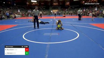60 lbs Semifinal - Bram Burcham, Coweta Tiger Wrestling vs Jesse Henson, Berryhill Wrestling
