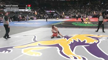 5th Place Match - Caden McDonald, Johnson County Central vs Bentley Cusatis, Doniphan-Trumbull