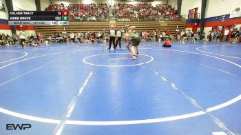 157 lbs Quarterfinal - Collier Tracy, Tulsa Union vs Aiden Bruce, Catoosa HS