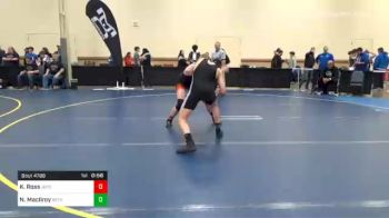 157 lbs Consolation - Kale Ross, Jersey Shore vs Noah MacIlroy, Bethlehem