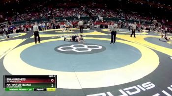 D3-126 lbs Quarterfinal - Evan Kusmits, Ak. Manchester vs Nathan Attisano, Legacy Christian