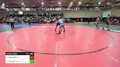 285 lbs Quarterfinal - Connor Reynolds, St. Peter's Prep vs Daniel Elyash, Paramus