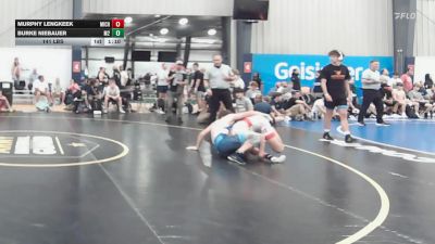 141 lbs Rr Rnd 8 - Murphy Lengkeek, Michigan Premier Red - BHS vs Burke Niebauer, M2 Training Center - BHS