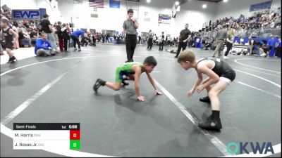 49 lbs Semifinal - Max Harris, Shelton Wrestling Academy vs Jose Rosas Jr., OKC Saints Wrestling