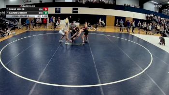 149 lbs Cons. Round 3 - Shane Kibler, King`s (pa) vs Dalton Monger, Messiah
