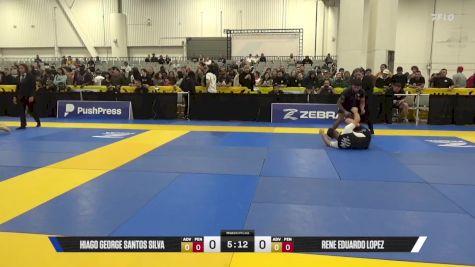 Rene Eduardo Lopez vs HIAGO GEORGE SANTOS SILVA 2025 World IBJJF Jiu-Jitsu No-Gi Championship