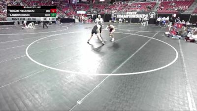 D2-165 lbs Champ. Round 1 - Nolan Kielcheski, Antigo vs Landon Busch, Cuba City/Benton/SW