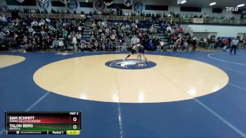 138 lbs Cons. Round 4 - Sam Schmitt, Spring Valley/Elmwood vs Talon Berg, Osceola