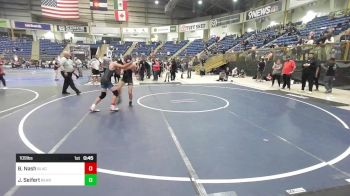 109 lbs Consi Of 8 #1 - Blake Nash, Black Fox Wr Acd vs Jaxson Seifert, Bear Cave WC