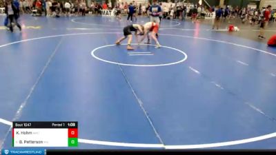 127-137 lbs Cons. Round 1 - Brody Patterson, Wilcox-Hildreth vs Karsten Hohm, Aurora Wrestling Club