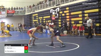 126 lbs Consolation - Damian George, Mount Pleasant vs Mark Paradine, Cedar Cliff