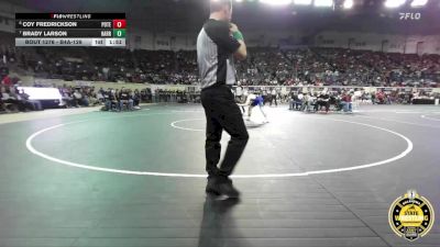 B4A-126 lbs Cons. Round 1 - Coy Fredrickson, Poteau vs Brady Larson, Harrah