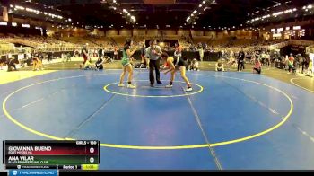 130 lbs Cons. Round 4 - Ana Vilar, Flagler Wrestling Club vs Giovanna Bueno, Fort Myers HS