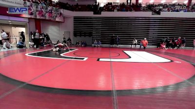 110 lbs Quarterfinal - Brooklynn Huggins, El Reno High School Girls vs Kelcie Avallone, Pawhuska High School Girls