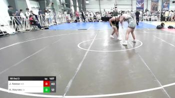 220 lbs Rr Rnd 3 - Jonathan Neese, Indiana Outlaws White vs Hayden Haynes, Combat Athletics Red