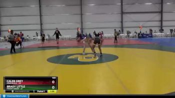 100 lbs Round 4 - Caleb Grey, Iowa Black vs Brady Little, Minion Green
