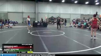 127 lbs Placement Matches (8 Team) - Gennaveve Matt, Ohio Scarlet vs Audrey Rogotzke, Minnesota Storm