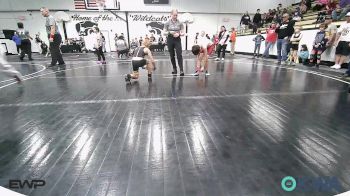 70-73 lbs Quarterfinal - Walker Gibbons, Skiatook Youth Wrestling vs Hayden Wenetshlager, Salina Wrestling Club
