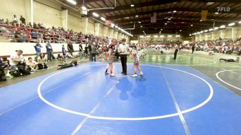 85 lbs Consi Of 8 #2 - Jerek Martinez, Alamosa vs Everett Roorda, War Wc