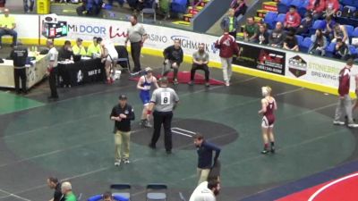 124 lbs Consi Of 32 #2 - Brady Haggerty, Marion Center vs Jerred Daley, Cambridge Springs