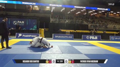 Patrick Ryan Mcgraw vs Ricardo Dos Santos 2025 Pan Jiu Jitsu IBJJF Championship