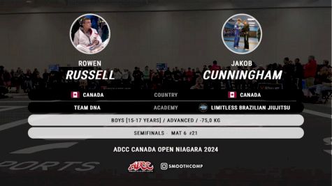 Rowen Russell vs Jakob Cunningham 2024 ADCC Niagara Open