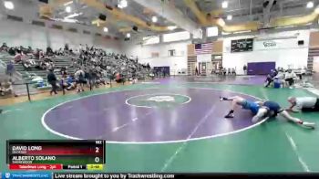 182 lbs Cons. Round 4 - Alberto Solano, Shorewood vs David Long, Decatur