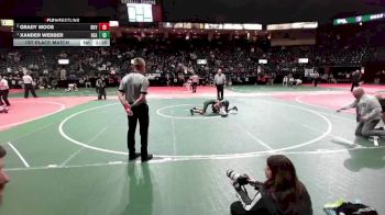 84 lbs 1st Place Match - Xander Webber, BEASTA vs Grady Moos, BKV1