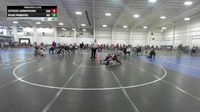 96 lbs Consi Of 4 - Atticus Armstrong, Central Mass Wrestling vs Ryan Pimentel, Red Roots WC