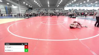 145 lbs Round Of 64 - James Singer, FL vs Wyatt Dillon, PA