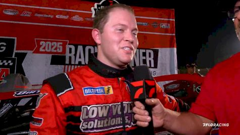 Bobby Pierce Reacts After Taking FloRacing Night Victory At Fairbury
