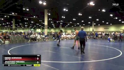 138 lbs Placement Matches (8 Team) - Derek Norwood, ACW vs Jhusthino Miranda, FCA Empowered