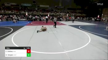 78 lbs Quarterfinal - Cam Dalbey, Ridge WC vs Alfredo Vargas, Unaffiliated