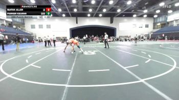 165 lbs 3rd Place Match - Parker Kearns, Unattached The Citadel vs Matox Allen, Liberty U