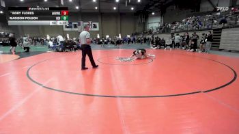 115 lbs Champ. Round 2 - Rory Flores, Lafayette vs Madison Polson, Garden City