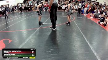 80 lbs Round 5 - Ladd Foster, Thunderbird Wrestling Club vs Maddox Brewster, Warsaw