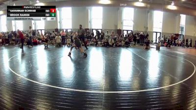 63-67 lbs Quarterfinal - Brook Rankin, Richmond Wrestling Club vs Savannah Schwab, Rangers Wrestling Club