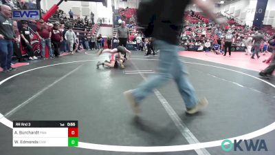 110 lbs Rr Rnd 3 - Andrew Burchardt, Perry Wrestling Academy vs Wyatt Edmonds, Caney Valley Wrestling