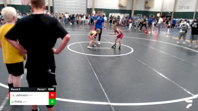 61-67 lbs Round 2 - Layla Johnson, Fairbury Matmen vs Jocelyn Potts, Paxton Youth Wrestling Club