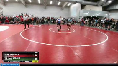 150 lbs Cons. Round 2 - William Abrams, Broomfield vs Dean Espinoza, Mountain View