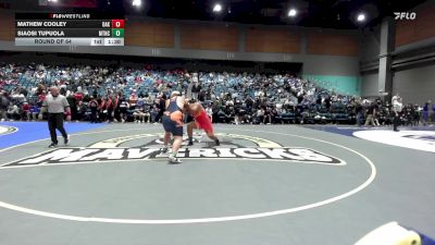 285 lbs Round Of 64 - Mathew Cooley, Oakdale vs Siaosi Tupuola, Mountain Crest