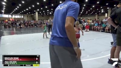 45 lbs Round 2 (6 Team) - Braylen Rone, Williamson County WC vs Max Wilson, Patriot WC Blue