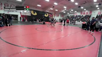 155 lbs Cons. Round 3 - Serena Navarro, Grand Terrace vs Aolani Lefotu, Golden Valley (Bakersfield)